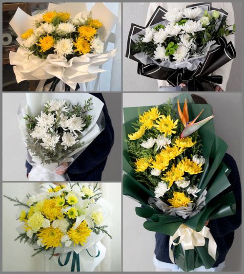 云南玉溪新平县戛洒镇白事花束代送